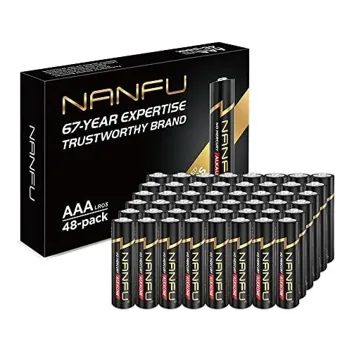 Nanfu High Performance AAA Alkaline Batteries (48-Count)