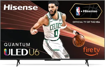 Hisense 65-Inch Class U6HF Series ULED 4K UHD Smart Fire TV (65U6HF, 2023 Model)