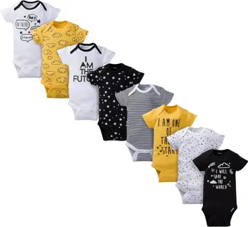 unisex-baby Short Sleeve Onesies Bodysuits