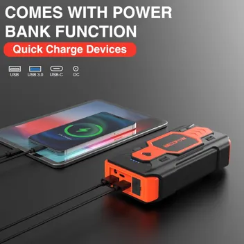 Nexpow Q9B 2500A 22000mAh Car Battery Jump Starter (Up to 8L Gas Engine)