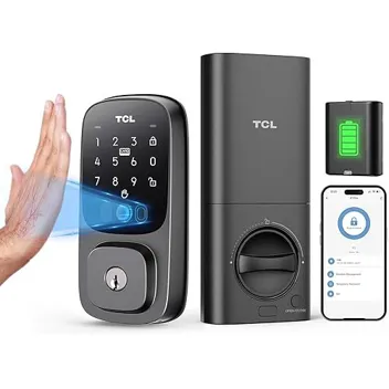 D1 Pro Palm Vein 7800mAh Keyless Entry Smart Deadbolt Door Lock