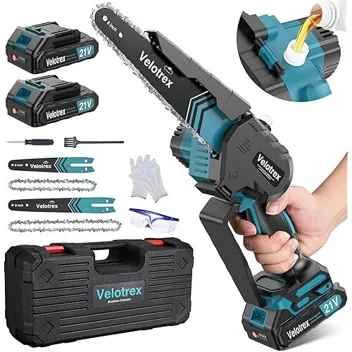 8" & 6" Brushless Motor Cordless Electric Mini Chainsaw Kit
