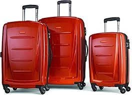 3-Piece Winfield 2 Hardside Spinner Luggage Set, Orange (20/24/28)