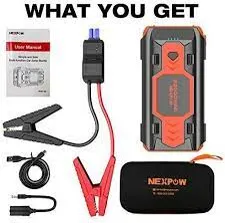 NEXPOW Battery Jump Starter, 2500A Car Jump Starter