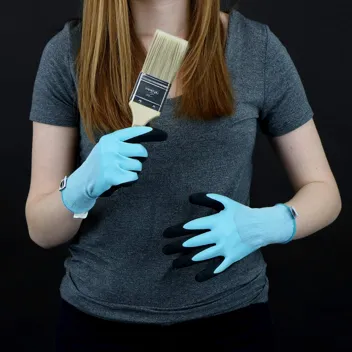 MG30604 Water Resistant Flat Latex Grip Gloves