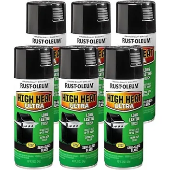 12oz Black High Heat Spray Paint