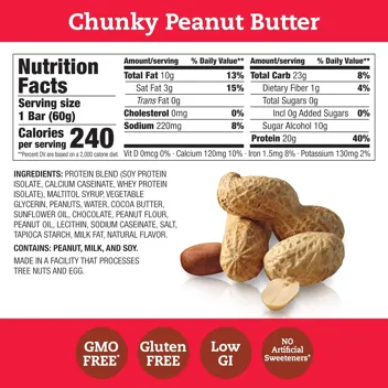 [S&S]: 12-Count 2.1-Oz think! Protein Bars (Creamy Peanut Butter)