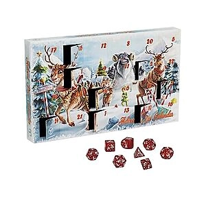 Q Workshop Advent Dice Calendar w/ Dice for D&D & RPGs