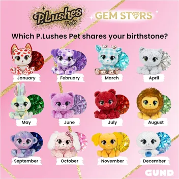 GUND P.Lushes Pets Gem Stars Collection