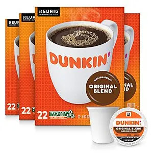 [S&S]: 88-Count Original Blend Coffee K-Cup Pods (Medium Roast) (27.8¢ / pod)