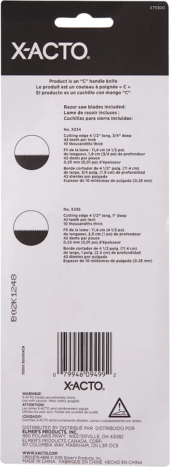 X-Acto Precision Razor Saw Set