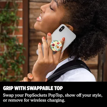 PopSockets Phone Grip with Expanding Kickstand, Floral