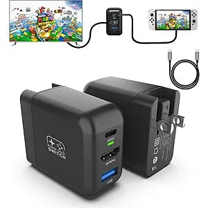 Mirabox 36W Switch Dock Charger for Nintendo Switch