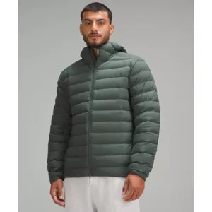 lululemon Navigation Down Hoodie Jacket (Smoked Spruce)