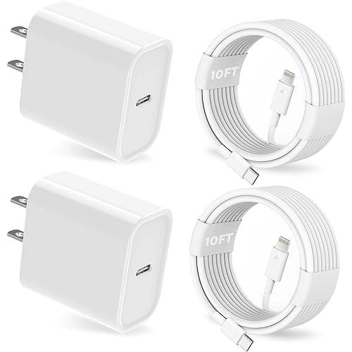 Yydbs 10ft MFi Certified iPhone Charger