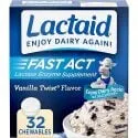 Fast Act Lactose Intolerance Chewables with Enzymes (32-Count)