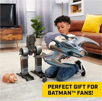 30" DC Comics Batman Gotham City Guardian 4-in-1 Transformation Playset w/ Lights & 40+ Sounds