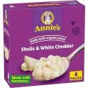 6oz Macaroni & Cheese Dinner White Cheddar Shells (4-Count)