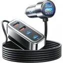 Ainope 108W 6-Port USB Car Charger with 5ft Cable