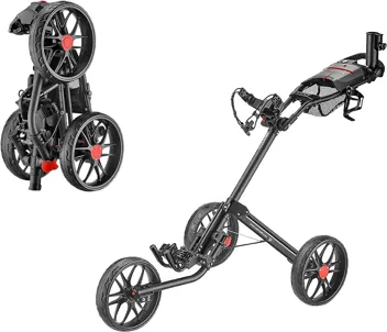 CaddyTek Caddylite 15.3 V2 Deluxe Quad-Fold Golf Push Cart