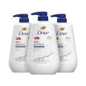 3-Pk 30.6-Fl-Oz Body Wash w/ Pump Deep Moisture Skin Cleanser