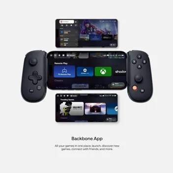 BACKBONE One Mobile Gaming Controller for iPhone (Lightning) - PlayStation Edition - 2nd Gen - Turn Your iPhone into a Gaming Console - Play Xbox