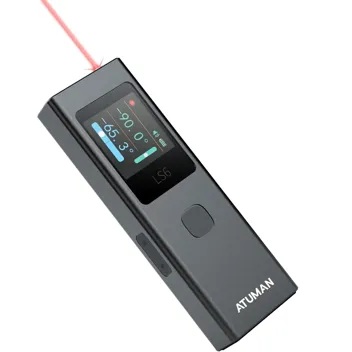 3-in-1 131ft 19-Mode Laser Distance Meter with Display