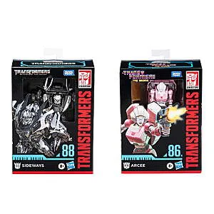 Transformers Studio Series Arcee and Sideways Kids Toy Action Figures for Boys