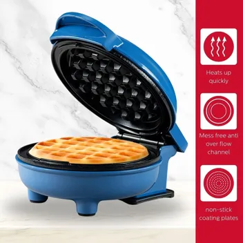 Holstein Housewares Personal/Mini Waffle Maker - 4-inch