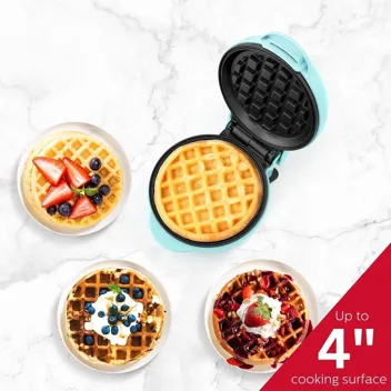 Holstein Housewares Personal/Mini Waffle Maker - 4-inch