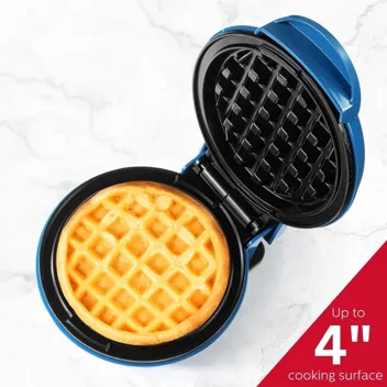 Holstein Housewares Personal/Mini Waffle Maker - 4-inch