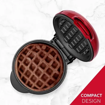 Holstein Housewares Personal/Mini Waffle Maker - 4-inch