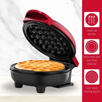 Holstein Housewares Personal/Mini Waffle Maker - 4-inch