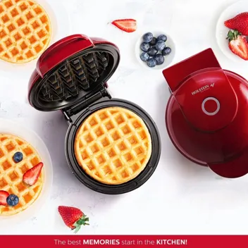 Holstein Housewares Personal/Mini Waffle Maker - 4-inch