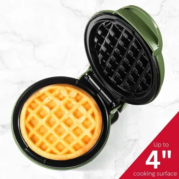 Holstein Housewares Personal/Mini Waffle Maker - 4-inch