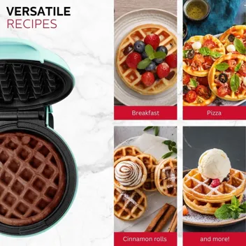 Holstein Housewares Personal/Mini Waffle Maker - 4-inch