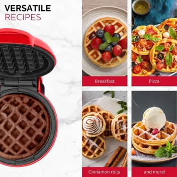 Holstein Housewares Personal/Mini Waffle Maker - 4-inch