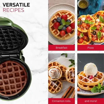 Holstein Housewares Personal/Mini Waffle Maker - 4-inch