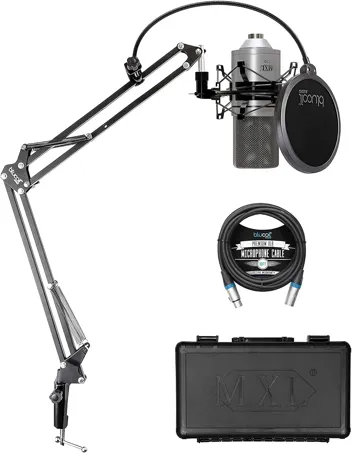 Lightning Deal: 770 Cardioid Condenser Microphone Bundle w/ Boom Arm