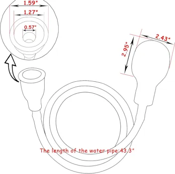 Sink Spray Rubber Hose Portable Shampoo Sprayer