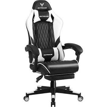 GXTrace Ergonomic Gaming Chair w/ Footrest & Lumbar Support