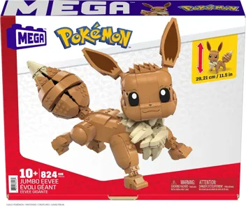 824-Piece Mega Jumbo Eevee Toy Building Kit