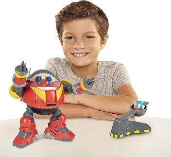 Sonic The Hedgehog Giant Eggman Robot Battle Set with Catapult