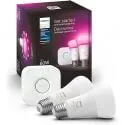 Smart Light Starter Kit (1x Bridge, 2x 60W A19 Color LED Bulbs)