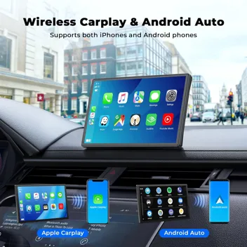 9" Apple Carplay & Android Auto Car Stereo with 1080p Backup Cam