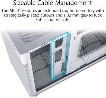 Prime AP201 33-Liter MicroATX Black Computer Case