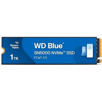 WD Blue SN5000 1TB PCIe Gen 4 Internal SSD