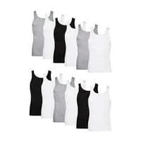 Cotton Tank Top Undershirt (12x Variety Pack)