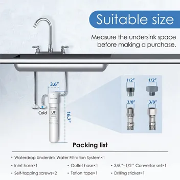 Waterdrop 15UA Under Sink Water Filter System