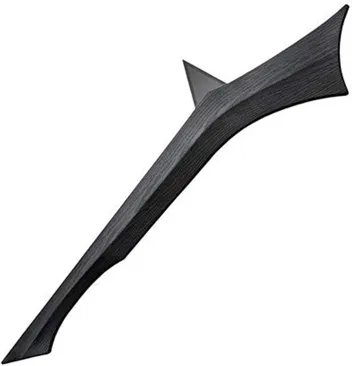 29.5" GunStock War Club w/ 3" Spear Point Blade (Black)